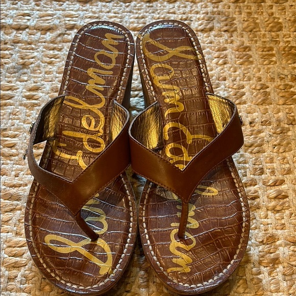 Sam Edelman Brown Platform Shoes - Picture 2 of 6